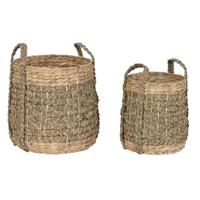 Decoratieve Mand Home ESPRIT Natuurlijk Zeegras Natuurlijke Vezel Tropisch (2 Onderdelen) Decoratieve Mand Home ESPRIT Natuurlijk Zeegras Natuurlijke Vezel Tropisch (2 Onderdelen)