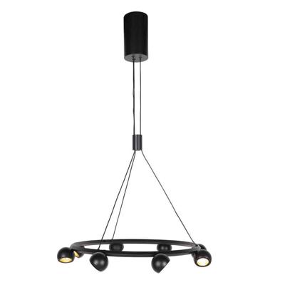 Steinhauer 8-lichts hanglampMarcadore rond zwart - 4136ZW