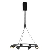 Steinhauer 8-lichts hanglampMarcadore rond zwart - 4136ZW