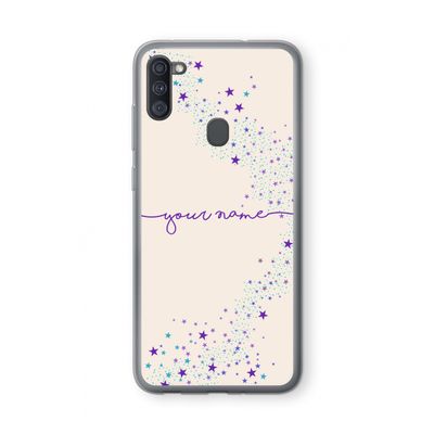 Sterren: Samsung Galaxy A11 Transparant Hoesje