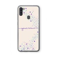 Sterren: Samsung Galaxy A11 Transparant Hoesje