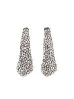 Alexander McQueen boucles d'oreilles à ornements en cristal - Argent - thumbnail