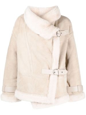 Shoreditch Ski Club veste Darling en daim - Tons neutres