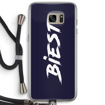 Biest: Samsung Galaxy S7 Edge Transparant Hoesje met koord