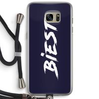Biest: Samsung Galaxy S7 Edge Transparant Hoesje met koord