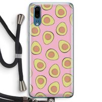 Dancing avocados: Huawei P20 Transparant Hoesje met koord