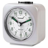 Analoge alarmklok Timemark Wit Stil met geluid Nachtmodus