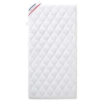 Babymatras met airconditioning - 70x140x10 cm - Omkeerbaar - Afneembare hoes - Anti-mijt - Gemaakt in Frankrijk