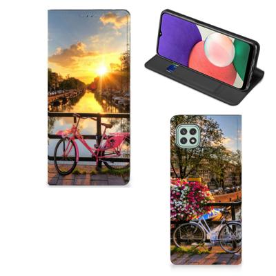 Samsung Galaxy A22 5G | Book Cover | Amsterdamse Grachten