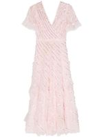 Needle & Thread robe Spiral à sequins - Rose