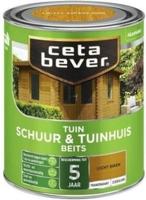 Cetabever Schuur en Tuinhuis Beits Transparant Zijdeglans - Licht Eiken