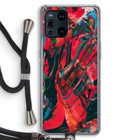 Endless Descent: Oppo Find X3 Transparant Hoesje met koord