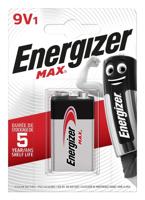 Energizer Max 426660 Batterij 9V 6LR61, 1 stuk, Eco pack