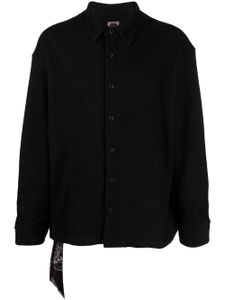 Destin chemise boutonnée à imprimé bandana - Noir