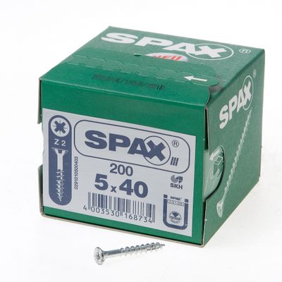 Spax pk pz geg.dd 5,0x40(200)