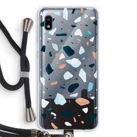 Terrazzo N°13: Samsung Galaxy A10 Transparant Hoesje met koord