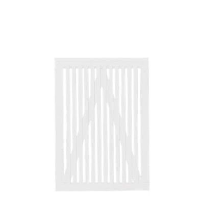 Wit Houten Tuinpoort Sendai 100 x 140 CM