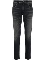 Salvatore Santoro jean slim à patch logo - Gris