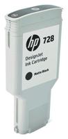 HP 728 matzwarte DesignJet inktcartridge, 300 ml