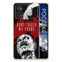 Xiaomi Poco X4 Pro 5G Silicone-hoesje Zombie Blood - thumbnail