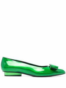 Ferragamo ballerines Viva Bow - Vert