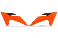 UFO PLAST radiateurafdekking radiator covers ufo ktm orange