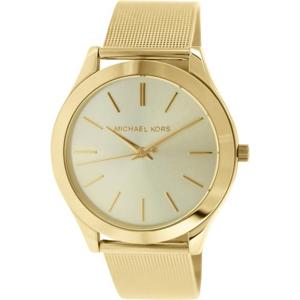 Michael Kors Dames Slim Runway MK3282 Goud roestvrij staal quartz modehorloge