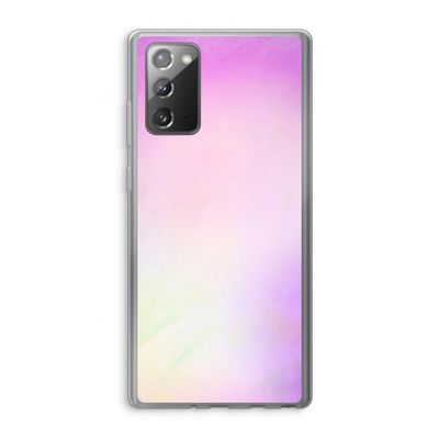 Flow mist pastel: Samsung Galaxy Note 20 / Note 20 5G Transparant Hoesje