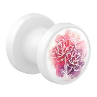 Tunnel met La vie en rouge Acryl Tunnels & Plugs