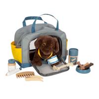 Small Foot - knuffel hond met draagtas en verzorgingsset