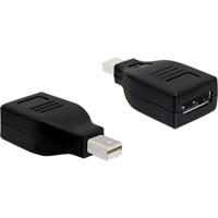 DeLOCK adapter mini-displayport 1.2 > displayport (zwart)