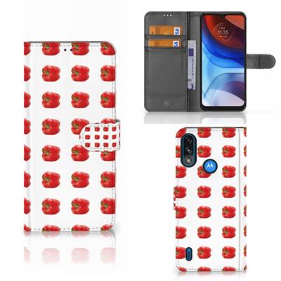 Motorola Moto E7i Power | E7 Power | Book Cover | Paprika Red