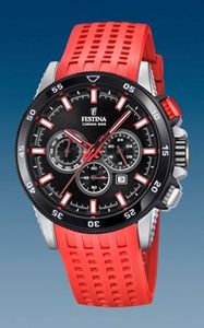 Horlogeband Festina F20353-8 / F20353-C Silicoon Rood 22mm