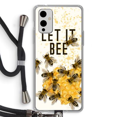 Let it bee: OnePlus 9 Transparant Hoesje met koord
