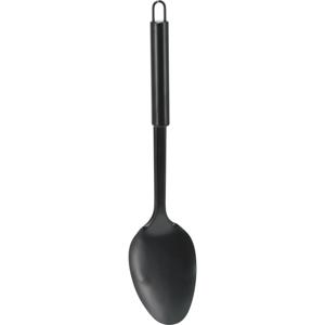 Kook/keuken gerei - opschep lepel - zwart - RVS - 32 cm