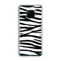 Zebra pattern: Huawei Mate 20 Pro Transparant Hoesje