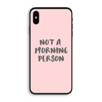 Morning person: iPhone XS Biologisch afbreekbaar hoesje
