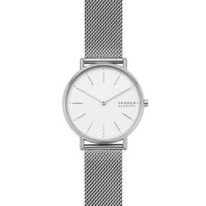 Skagen SKW2785 Horloge Signatur staal zilverkleurig-wit 38 mm