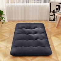 Japans Futonmatras met Wasbare Hoes &Amp Draagtas Tatamimat zwart 90 x 200 cm