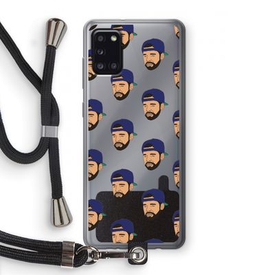 Drake Away: Samsung Galaxy A31 Transparant Hoesje met koord