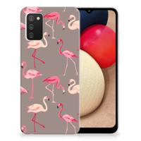 Samsung Galaxy A02s | TPU Hoesje | Flamingo