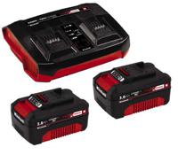 Einhell Power X-Change 2x 3Ah & Twincharger Kit 4512083 Accu en acculader voor gereedschap 18 V 3 Ah Li-ion
