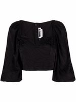 ROTATE BIRGER CHRISTENSEN blouse Irina - Noir - thumbnail