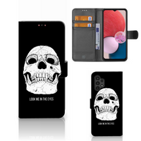 Telefoonhoesje met Naam Samsung Galaxy A13 (4G) Skull Eyes - thumbnail