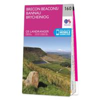 Wandelkaart - Topografische kaart 160 Landranger Brecon Beacons - Wales | Ordnance Survey