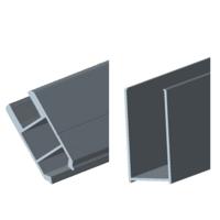 Aluminium Muurprofiel Best Design Voor Inloopdouche Erico Voor 3880000-3880010-3880020-3880030