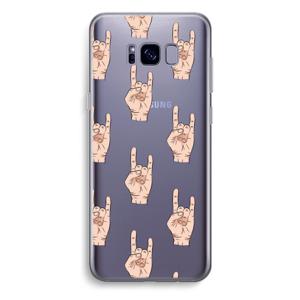 Rock: Samsung Galaxy S8 Plus Transparant Hoesje