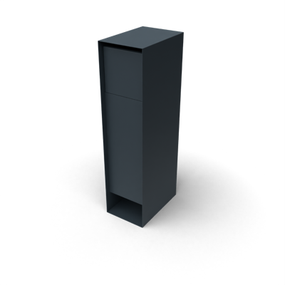 Pakun Brievenbus Antraciet Grijs L30 x B45 x H120 cm - Geroba