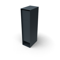 Pakun Brievenbus Antraciet Grijs L30 x B45 x H120 cm - Geroba