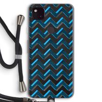 Onderbroken lijn: Pixel 4a 5G Transparant Hoesje met koord